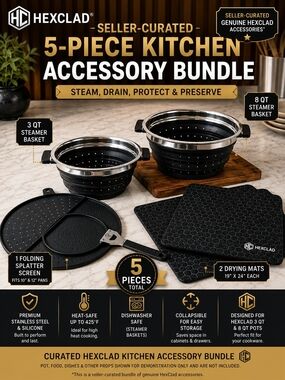 NEW HexClad 5-Piece Kitchen Accessory Bundle – Seller Curated